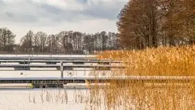 Port w Sztynorcie w zimowej scenerii, styczeń 2021 r. - zdjęcie 37