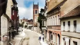 Przedwojenne pokolorowane zdjęcia Mrągowa (Sensburg) - zdjęcie 61