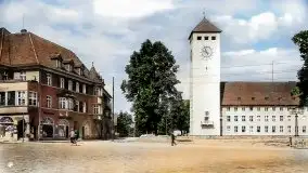 Przedwojenne pokolorowane zdjęcia Szczytna (Ortelsburg) - zdjęcie 1