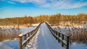 Zimowe Wydminy przed zachodem słońca, styczeń 2021 r. - zdjęcie 72