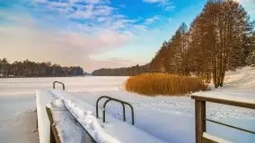 Zimowe Wydminy przed zachodem słońca, styczeń 2021 r. - zdjęcie 8