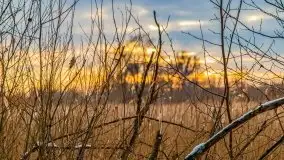 Zachód słońca w okolicach zimowych Kruklanek - zdjęcie 55