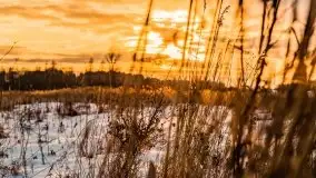 Zachód słońca w okolicach zimowych Kruklanek - zdjęcie 69