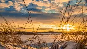 Zachód słońca w okolicach zimowych Kruklanek - zdjęcie 67