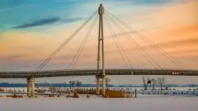 Zachód słońca w Giżycku nad jeziorem Niegocin 02.2021 - zdjęcie 20