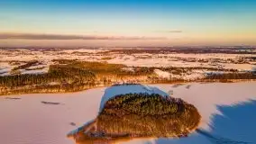 Zachód słońca w okolicach Starych Juch, 02.2021 - zdjęcie 27