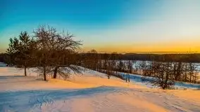 Zachód słońca w okolicach Starych Juch, 02.2021 - zdjęcie 15