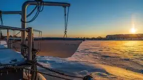 Zimowe Mikołajki skąpane w zachodzącym słońcu, 02.2021 - zdjęcie 25