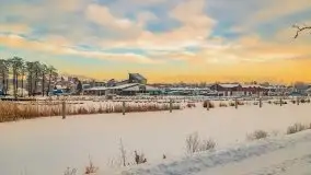 Wschód słońca w Giżycku w zimowej oprawie, 02.2021 - zdjęcie 21