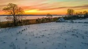 Zachód słońca Pierkunowo i okolice, luty 2021 - zdjęcie 35