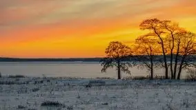 Zachód słońca Pierkunowo i okolice, luty 2021 - zdjęcie 73