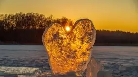 Zachód słońca nad jeziorem Siercze, luty 2021  - zdjęcie 32