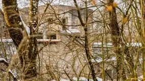 Śluza w Leśniewie Górnym w zimowej szacie, luty 2021 - zdjęcie 16