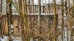 Śluza w Leśniewie Górnym w zimowej szacie, luty 2021 - zdjęcie 35