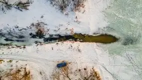 Zachód słońca nad jeziorem Niegocin, luty 2021 - zdjęcie 22