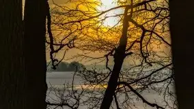 Zachód słońca nad jeziorem Niegocin, luty 2021 - zdjęcie 37