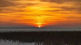 Zachód słońca nad jeziorem Niegocin, luty 2021 - zdjęcie 53