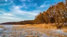 Zachód słońca nad jeziorem Kruklin, luty 2021 - zdjęcie 11