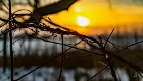 Zachód słońca nad jeziorem Kruklin, luty 2021 - zdjęcie 25