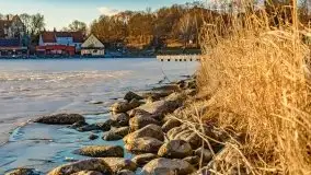 Zimowy wieczór i zachód słońca w Rynie, luty 2021 - zdjęcie 40