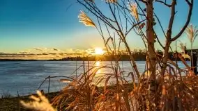 Zimowy wieczór i zachód słońca w Rynie, luty 2021 - zdjęcie 48