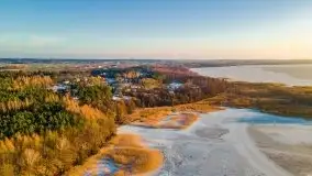 Przedwiosenny zachód słońca nad jeziorem Gołdopiwo i Żabiniec - zdjęcie 23