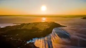 Przedwiosenny zachód słońca nad jeziorem Gołdopiwo i Żabiniec - zdjęcie 61