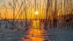 Przedwiosenny zachód słońca nad jeziorem Gołdopiwo i Żabiniec - zdjęcie 35