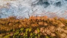 Marcowy zachód słońca nad jeziorem Dejguny - zdjęcie 45