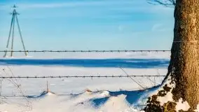 Zimowa sceneria okolic Kętrzyna, luty 2021 - zdjęcie 19