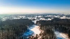 Las miejski w Giżycku, zimowa odsłona, luty 2021 r. - zdjęcie 22