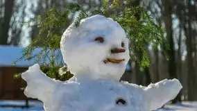 Las miejski w Giżycku, zimowa odsłona, luty 2021 r. - zdjęcie 5