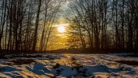 Marcowy zachód słońca nad jeziorem Kisajno - zdjęcie 4