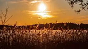 Marcowy zachód słońca nad jeziorem Kisajno - zdjęcie 6