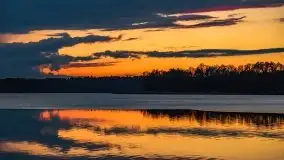 Jeszcze więcej magii Mazur - zachód nad jeziorem Święcajty - zdjęcie 2