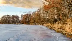 Efekt halo - zachód słońca nad jeziorem Dargin - zdjęcie 35