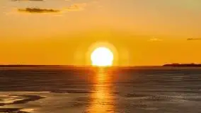 Efekt halo - zachód słońca nad jeziorem Dargin - zdjęcie 37