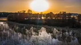 Zachód słońca nad jeziorem Gołdopiwo, od strony Przerwanek - zdjęcie 20