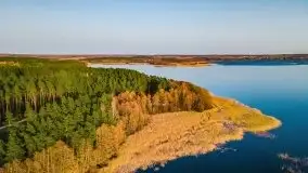 Zachód słońca nad jeziorem Gołdopiwo, od strony Przerwanek - zdjęcie 4