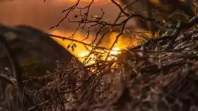 Zachód słońca nad jeziorem Gołdopiwo, od strony Przerwanek - zdjęcie 31