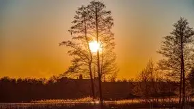 Kwietniowy zachód słońca w Mrągowie - zdjęcie 15