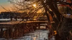 Kwietniowy zachód słońca w Mrągowie - zdjęcie 37