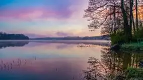 Majowy wschód słońca nad jeziorem Wojnowo - zdjęcie 5