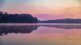 Majowy wschód słońca nad jeziorem Wojnowo - zdjęcie 10