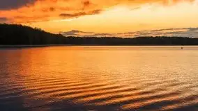 Zachód słońca nad jeziorem Kisajno - zdjęcie 15