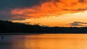Zachód słońca nad jeziorem Kisajno - zdjęcie 20