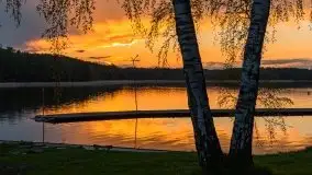 Zachód słońca nad jeziorem Kisajno - zdjęcie 5