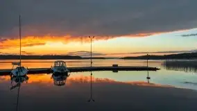 Zachód słońca nad jeziorem Kisajno - zdjęcie 16