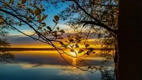 Zachód słońca nad jeziorem Jeziorowskie - zdjęcie 34