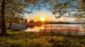 Zachód nad jeziorem Ryńskim, zatoka Mrówcza - zdjęcie 22